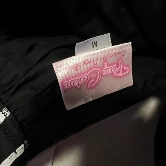 Pinup Girl Clothing Jenny Skirt in Black & White Stripes - Picture 6 of 6